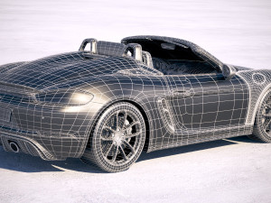 Porsche 718 Boxster Spyder 2020 Modelo 3D
