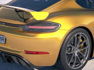 Porsche 718 Cayman GT4 2020 3D Model