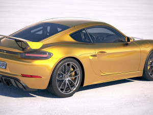 Porsche 718 Cayman GT4 2020 3Dモデル