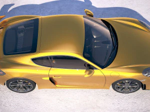 Porsche 718 Cayman GT4 2020 3D Model