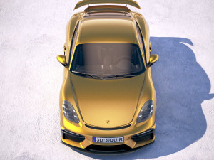 Porsche 718 Cayman GT4 2020 3Dモデル