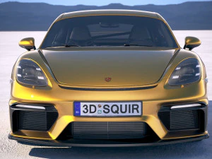 Porsche 718 Cayman GT4 2020 3D Model