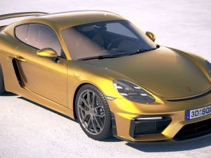 Porsche 718 Cayman GT4 2020 3D Model