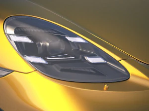 Porsche 718 Cayman GT4 2020 3D Model