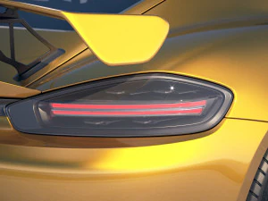 Porsche 718 Cayman GT4 2020 3D Model