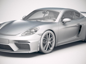 Porsche 718 Cayman GT4 2020 3Dモデル