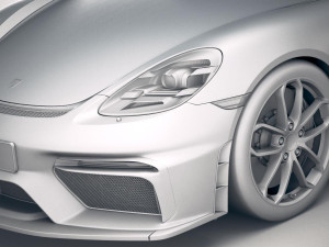 Porsche 718 Cayman GT4 2020 3Dモデル