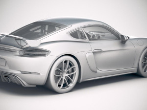 Porsche 718 Cayman GT4 2020 3Dモデル