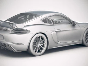Porsche 718 Cayman GT4 2020 3D Model