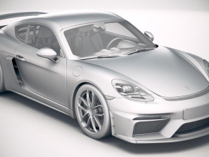 Porsche 718 Cayman GT4 2020 3Dモデル