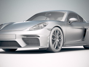 Porsche 718 Cayman GT4 2020 3Dモデル