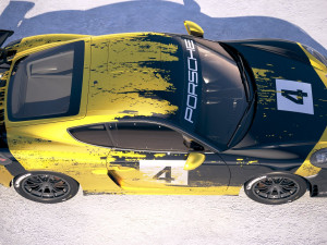 Porsche 718 Cayman GT4 Clubsport 2019 Model 3D