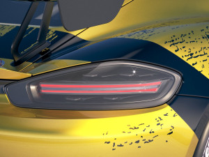 Porsche 718 Cayman GT4 Clubsport 2019 Model 3D