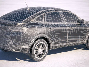 Renault Arkana 2020 3D Model