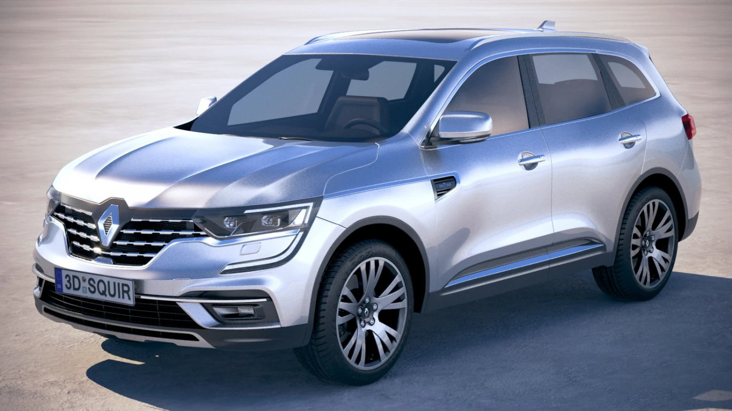 Renault Koleos 2020 3D Model .c4d .max .obj .3ds .fbx .stl .blend 