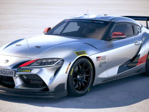 Toyota Supra GT4 2020 3D Модель