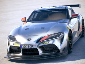 Toyota Supra GT4 2020 3D Model