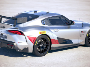 Toyota Supra GT4 2020 3D Model
