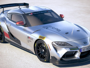 Toyota Supra GT4 2020 3D Model