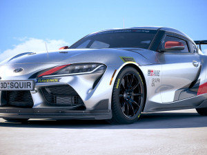 Toyota Supra GT4 2020 3D Model