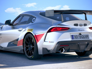 Toyota Supra GT4 2020 3D Model