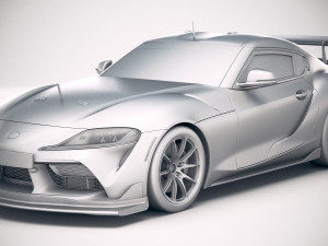 Toyota Supra GT4 2020 3D Model