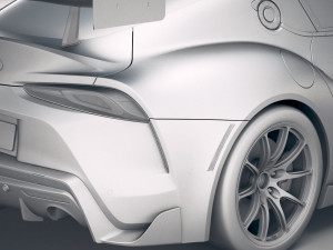 Toyota Supra GT4 2020 3D Model