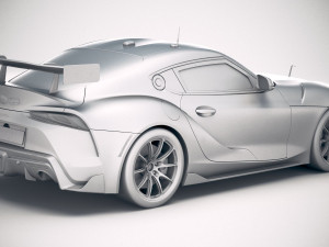 Toyota Supra GT4 2020 3D Model