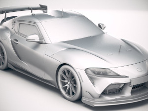Toyota Supra GT4 2020 3D Model