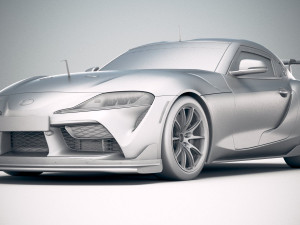 Toyota Supra GT4 2020 3D Model