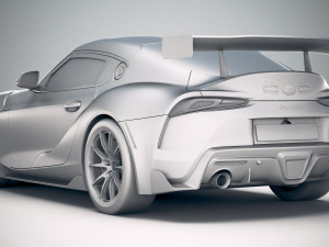 Toyota Supra GT4 2020 3D Model