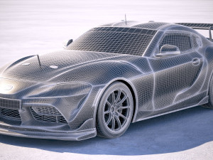Toyota Supra GT4 2020 3D Model