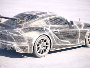 Toyota Supra GT4 2020 3D Model
