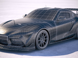 Toyota Supra GT4 2020 3D Model