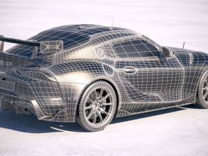 Toyota Supra GT4 2020 3D Model