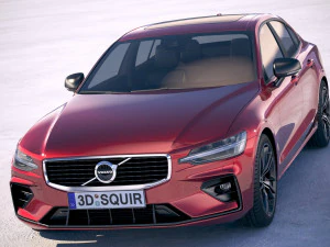 Volvo S60 R-Design 2019 3D Model