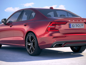 Volvo S60 R-Design 2019 3D Model