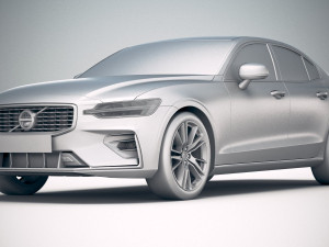 Volvo S60 R-Design 2019 3D Model