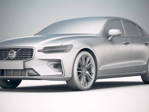 Volvo S60 R-Design 2019 3D Model