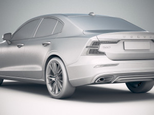 Volvo S60 R-Design 2019 3D Model