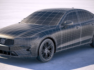 Volvo S60 R-Design 2019 3D Model