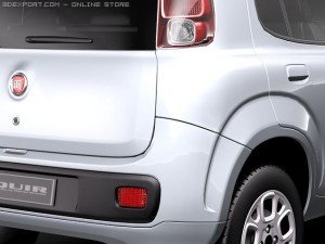 Fiat Uno 2011 3D 模型