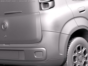 Fiat Uno 2011 3D 模型