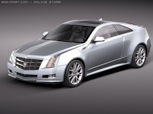 Cadillac CTS Coupe 2011 3D Model