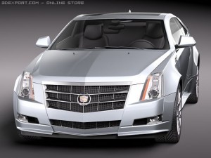 Cadillac CTS Coupe 2011 Modelo 3D