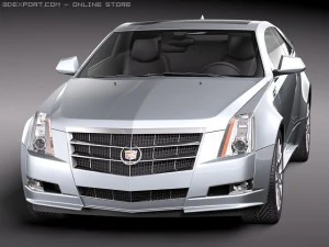 Cadillac CTS Coupe 2011 3D Model