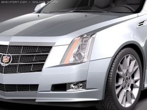 Cadillac CTS Coupe 2011 Modelo 3D