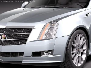 Cadillac CTS Coupe 2011 3D Model