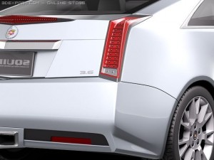 Cadillac CTS Coupe 2011 Modelo 3D
