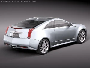 Cadillac CTS Coupe 2011 3D Model